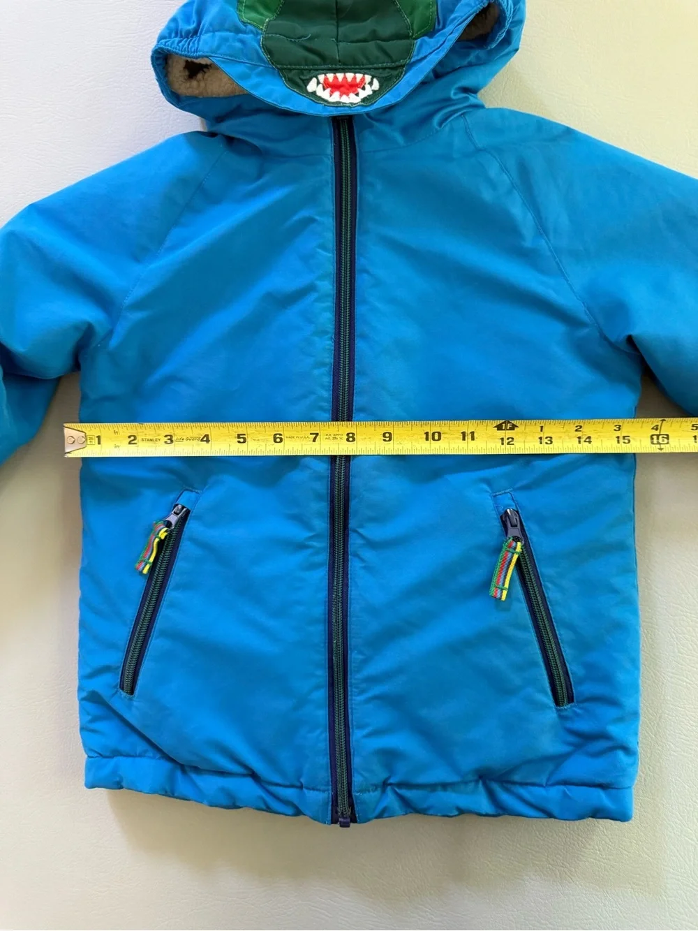 Mini Boden Dinosaur Fleece Lined Jacket Winter Jacket Kids size 5-6Y 5 6 - Fair